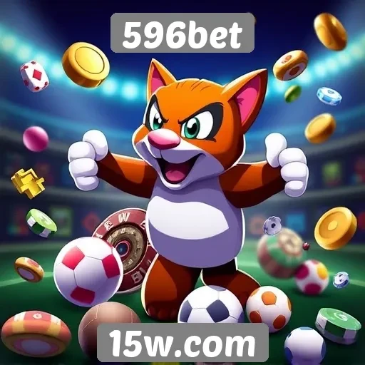 Variedade de jogos disponíveis na plataforma 596bet